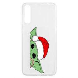 Чохол для Samsung A50 Baby Yoda Santa - PrintSalon