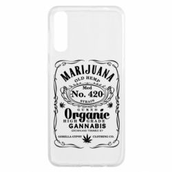 Чохол для Samsung A50 Cannabis label - PrintSalon