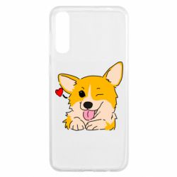 Чехол для Samsung A50 Cute Corgi Puppy - PrintSalon