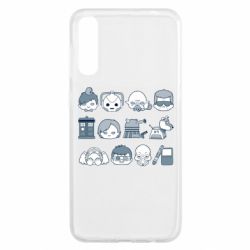 Чехол для Samsung A50 Doctor who icons - PrintSalon