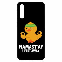 Чехол для Samsung A50 Duck Namast'ay Away - PrintSalon