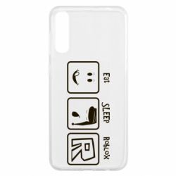 Чохол для Samsung A50 Eat Sleep Roblox - PrintSalon