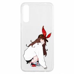 Чехол для Samsung A50 Genshin Impact Amber - PrintSalon