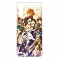 Чехол для Samsung A50 Genshin Impact Characters - PrintSalon
