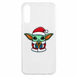 Чехол для Samsung A50 Grogu Santa Claus - PrintSalon