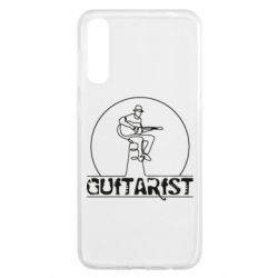 Чехол для Samsung A50 Guitar player. - PrintSalon