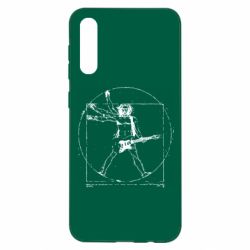 Чехол для Samsung A50 Guitarist Da Vinci - PrintSalon