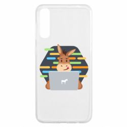 Чехол для Samsung A50 Horse hacker - PrintSalon