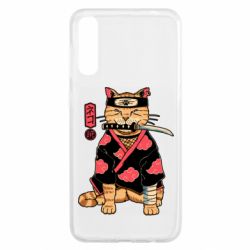 Чехол для Samsung A50 Japanese Akatsuki cat - PrintSalon