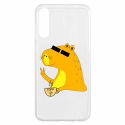 Чехол для Samsung A50 Капибара Программист - PrintSalon
