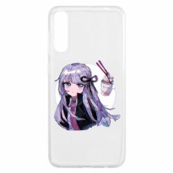 Чехол для Samsung A50 Kyoko Kirigiri glitch art - PrintSalon
