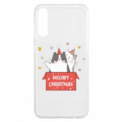 Чехол для Samsung A50 Meowy Christmas ( present box ) - PrintSalon
