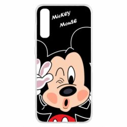 Чехол для Samsung A50 Mickey Kiss - PrintSalon