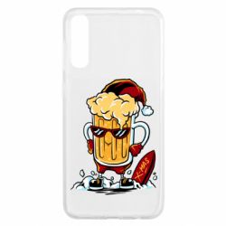 Чехол для Samsung A50 New Year's beer - PrintSalon