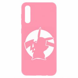 Чехол для Samsung A50 Pikachu silhouette