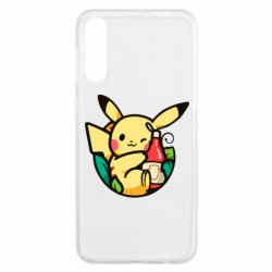Чехол для Samsung A50 Pikachu with ketchup - PrintSalon