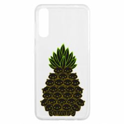 Чехол для Samsung A50 Pineapple cat - PrintSalon