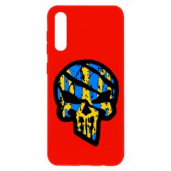 Чехол для Samsung A50 Punisher Coat of arms of Ukraine