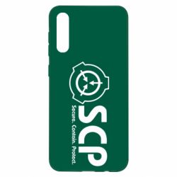 Чохол для Samsung A50 SCP logo text - PrintSalon
