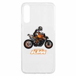 Чехол для Samsung A50 Sport Bike Art - PrintSalon