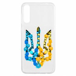Чохол для Samsung A50 Тризуб квіти Україна - PrintSalon