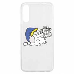 Чехол для Samsung A50 Украинский кот саймона с подарком - PrintSalon