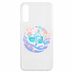 Чехол для Samsung A50 Ultra cute shark - PrintSalon