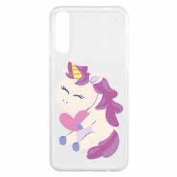 Чехол для Samsung A50 Unicorn with love - PrintSalon