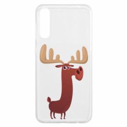 Чехол для Samsung A50 Забавный олень - PrintSalon