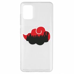 Чехол для Samsung A51 Akatsuki Members Red Cloud - PrintSalon