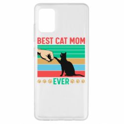Чехол для Samsung A51 Best cat mom ever - PrintSalon
