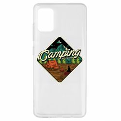 Чехол для Samsung A51 Camping and forest - PrintSalon