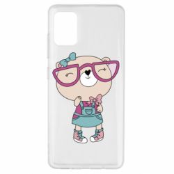 Чехол для Samsung A51 Cute bear - PrintSalon