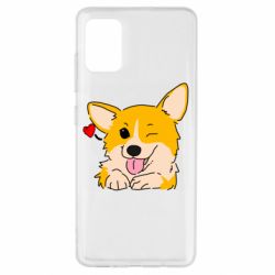 Чехол для Samsung A51 Cute Corgi Puppy - PrintSalon