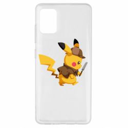 Чехол для Samsung A51 Cute Detective Pikachu - PrintSalon