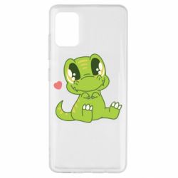 Чехол для Samsung A51 Cute dinosaur - PrintSalon