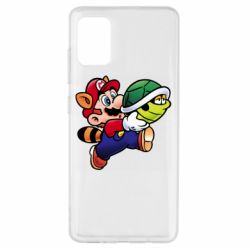 Чехол для Samsung A51 Cute Mario with turtle - PrintSalon