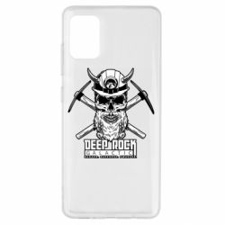 Чехол для Samsung A51 Deep Rock Galactic skull - PrintSalon