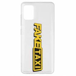 Чехол для Samsung A51 Fake taxi logo 2 - PrintSalon