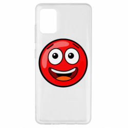 Чехол для Samsung A51 Funny Red Ball - PrintSalon