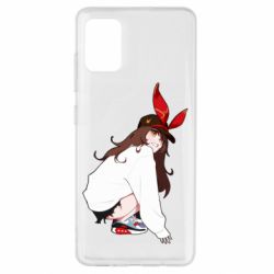 Чехол для Samsung A51 Genshin Impact Amber