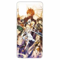 Чехол для Samsung A51 Genshin Impact Characters - PrintSalon