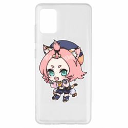 Чехол для Samsung A51 Genshin Impact chibi Diona