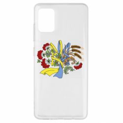 Чохол для Samsung A51 Герб колоски і калина - PrintSalon