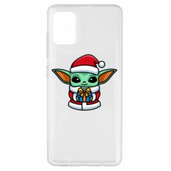 Чехол для Samsung A51 Grogu Santa Claus - PrintSalon