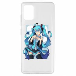 Чехол для Samsung A51 Hatsune Miku art - PrintSalon