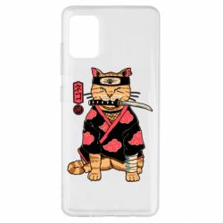 Чехол для Samsung A51 Japanese Akatsuki cat - PrintSalon