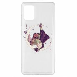 Чехол для Samsung A51 Kochou Shinobu аnime Demon Slayer