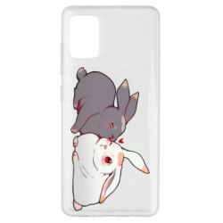 Чехол для Samsung A51 Кролики Вэй и Лань - PrintSalon