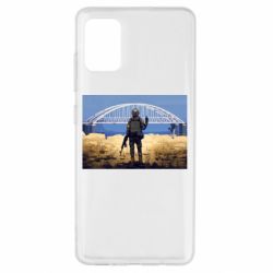 Чехол для Samsung A51 Марка с Крымским мостом - PrintSalon